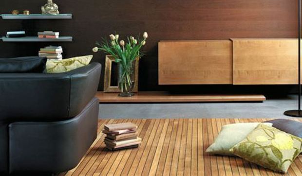 alfombras de madera para interiores